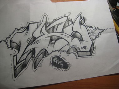Graffiti Sketch - Photo by ASD