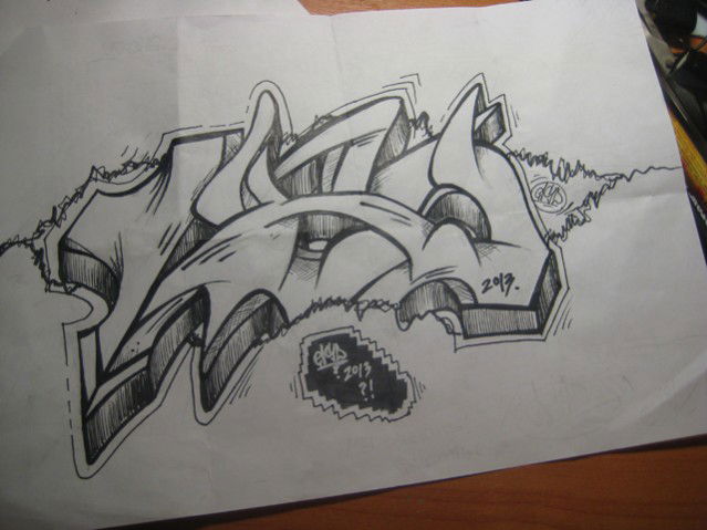 Graffiti Sketch - Photo by ASD