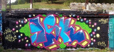Graffiti Wall - Photo by ASK - naske, ask (2013)