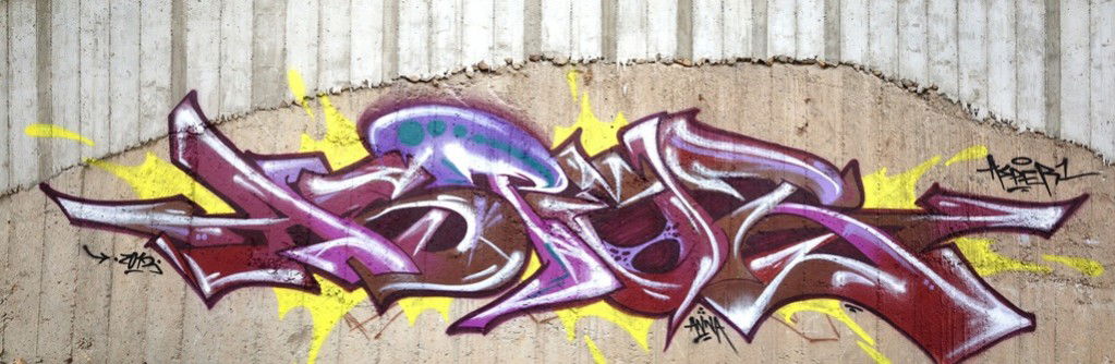 Graffiti Wall - Photo by ASPER - Asper, Italy, Oks