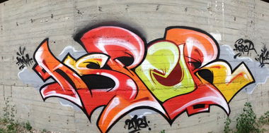 Graffiti Wall - Photo by ASPER - Asper, Italy, Oks