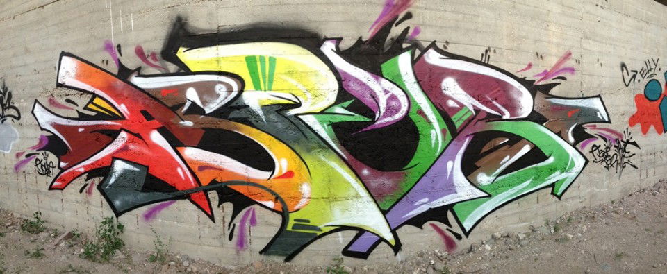 Graffiti Wall - Photo by ASPER - Asper, Oks, Okz