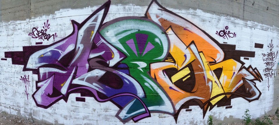 Graffiti Wall - Photo by ASPER - Asper, Oks, Wall
