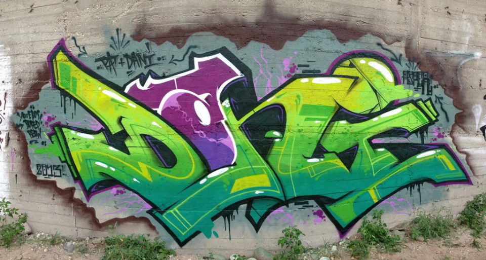 Graffiti Wall - Photo by ASPER - Asper, OKS, Italy