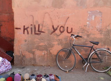 Graffiti Artwork in Ventersdorp - Photo by ASTRAINER - kill, you