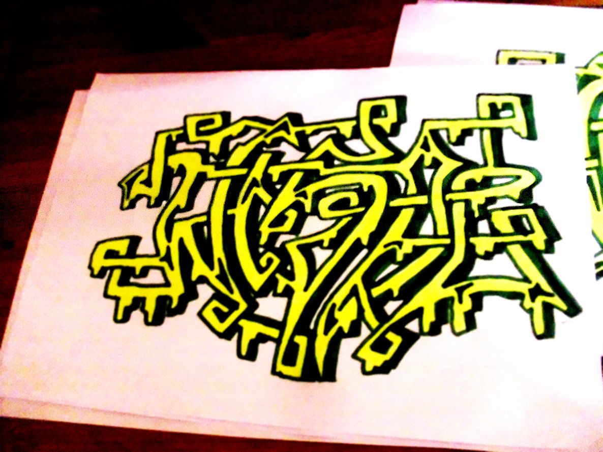 Graffiti Sketch in Marrakesh - Photo by ASTRAINER