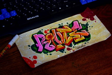 Graffiti Sketch - Photo by ATMAS - atmas, graffiti, sketches (2015)