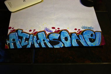 Graffiti Sketch - Photo by ATMAS - Atmas, graffiti, sketches (2015)