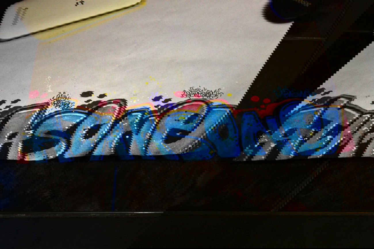 Graffiti Sketch - Photo by ATMAS - Atmas, graffiti, sketches (2015)