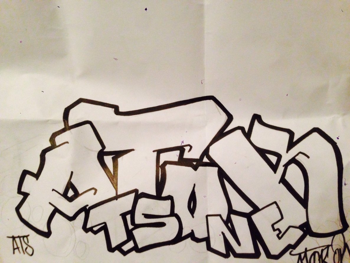 Graffiti Sketch - Photo by ATOK261 - Yo, cris (2014)