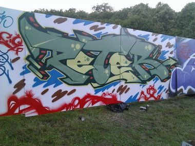 Graffiti Wall in Landkreis Mecklenburgische Seenplatte - Photo by ATS_KORUScrew - peter (2013)