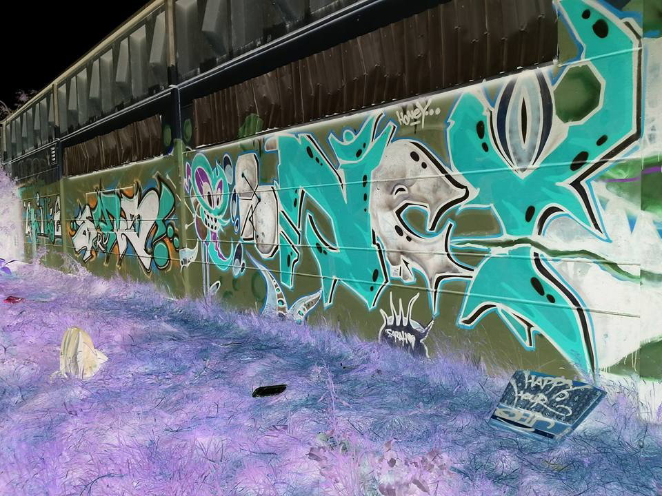 Graffiti Wall - Photo by ATS_KORUScrew - chile, ats, honey