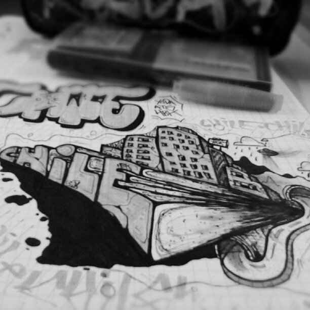 Graffiti Sketch - Photo by ATS_KORUScrew