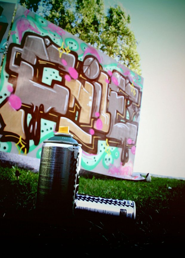 Graffiti Wall in Neubrandenburg - Photo by ATS_KORUScrew - chile