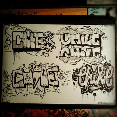 Graffiti Wall - Photo by ATS_KORUScrew - chile