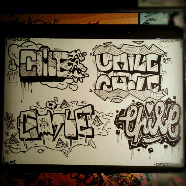 Graffiti Wall - Photo by ATS_KORUScrew - chile