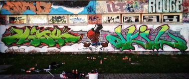 Graffiti Wall - Photo by ATS_KORUScrew - miak, kaim, kime (2013)