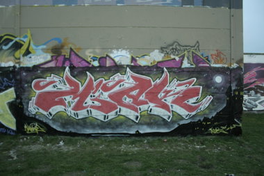 Graffiti Wall in Rostock - Photo by ATS_KORUScrew - miak, kaim, kime (2014)