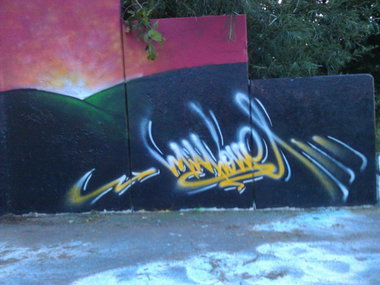 Graffiti Wall in Rostock - Photo by ATS_KORUScrew - Miak, Miakone, ATS (2014)