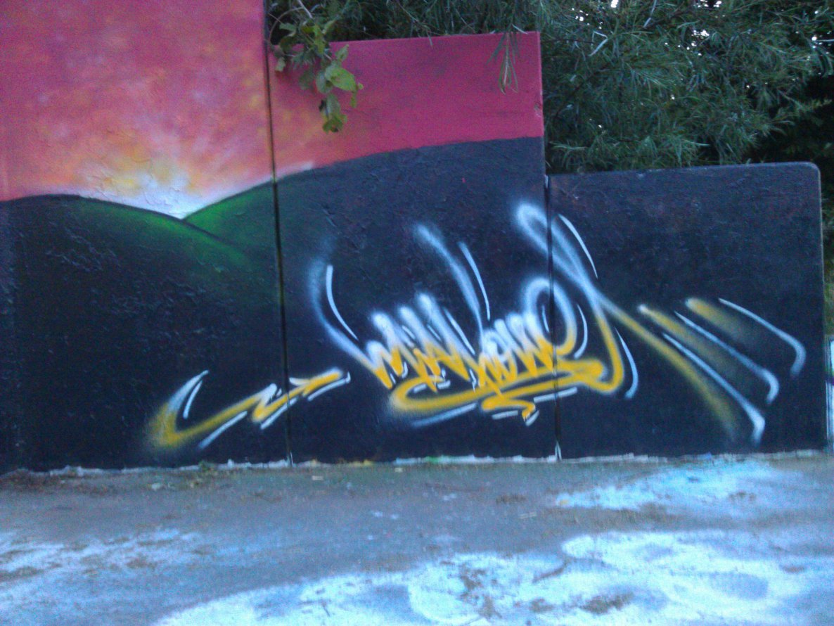 Graffiti Wall in Rostock - Photo by ATS_KORUScrew - Miak, Miakone, ATS (2014)