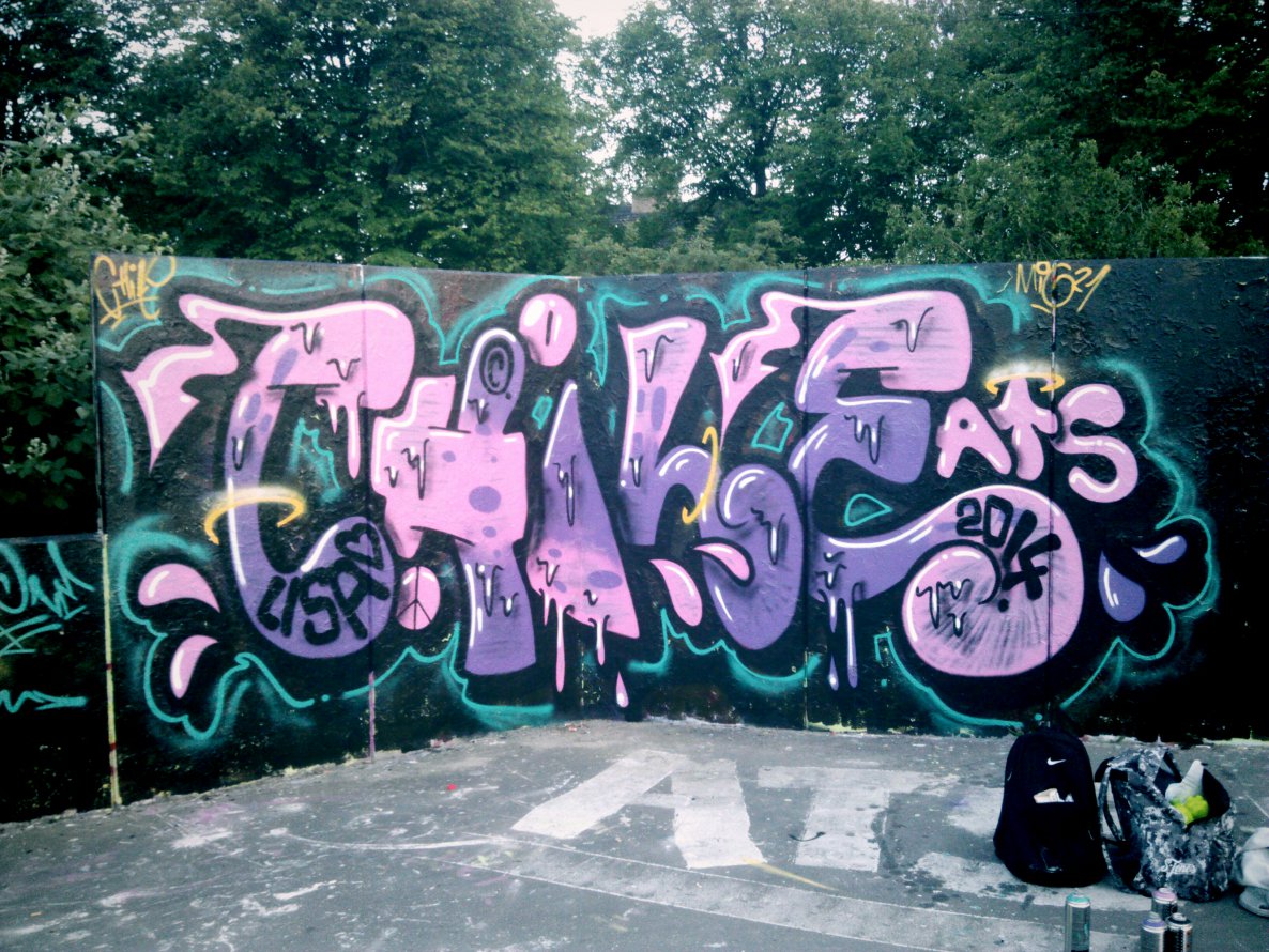 Graffiti Wall in Rostock - Photo by ATS_KORUScrew - Chile, ATS (2014)
