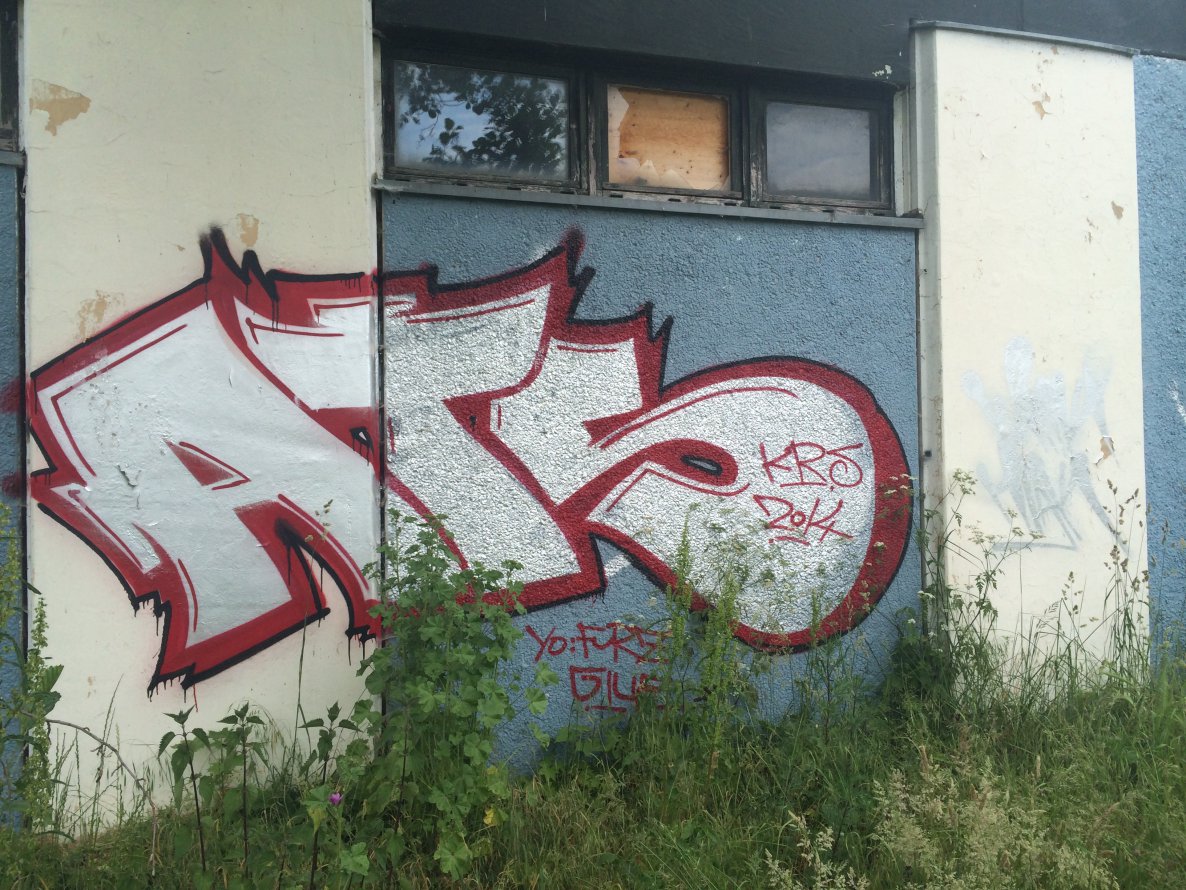 Graffiti Wall in Rostock - Photo by ATS_KORUScrew - ats, krs, kaim (2014)