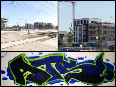 Graffiti Wall in Rostock - Photo by ATS_KORUScrew - ats, krs, miak (2014)