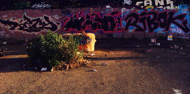 Graffiti Wall in Rostock - Photo by ATS_KORUScrew - dirty, kaim, miak (2014)