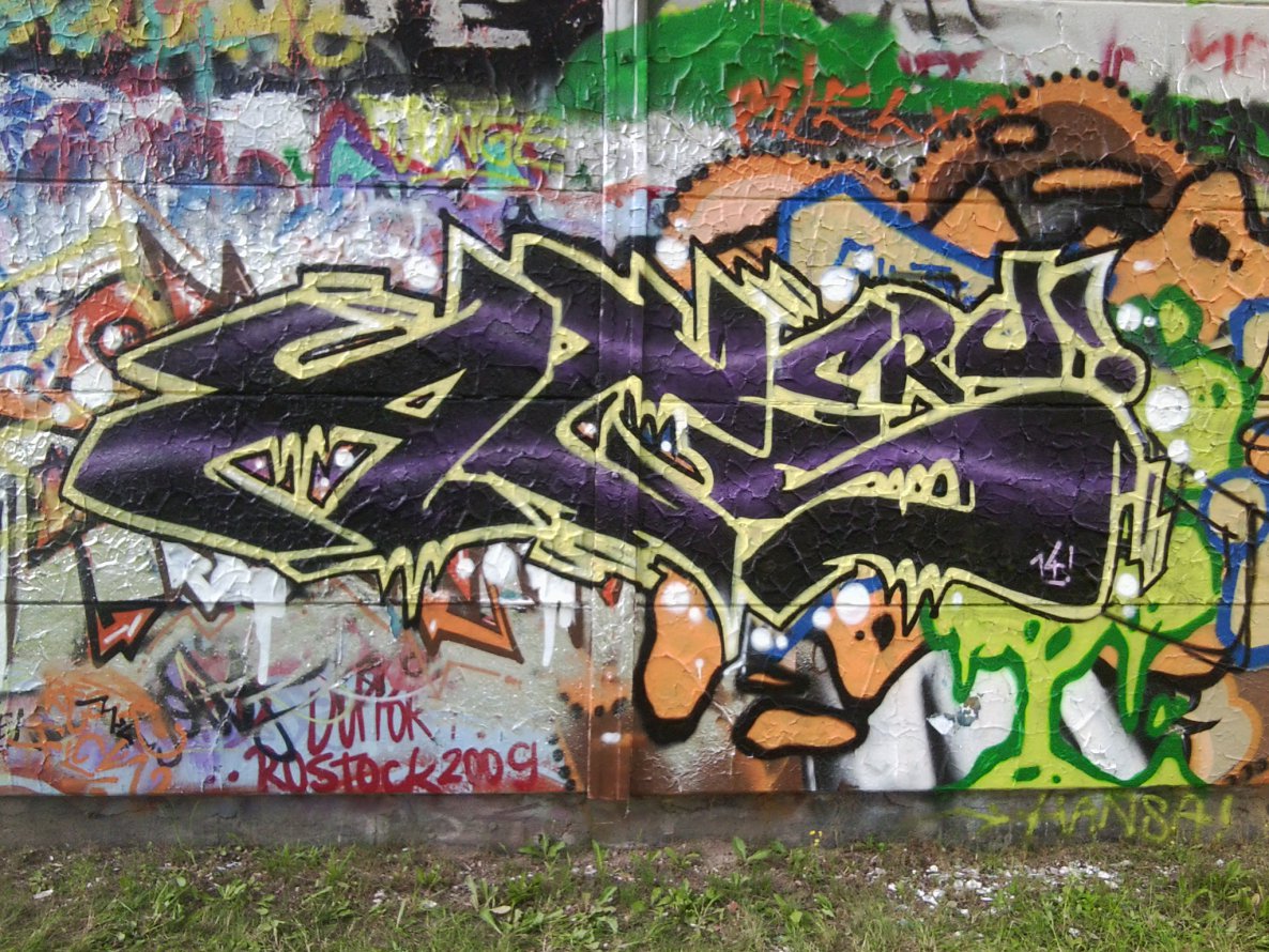 Graffiti Wall in Rostock - Photo by ATS_KORUScrew - ats, krs (2014)