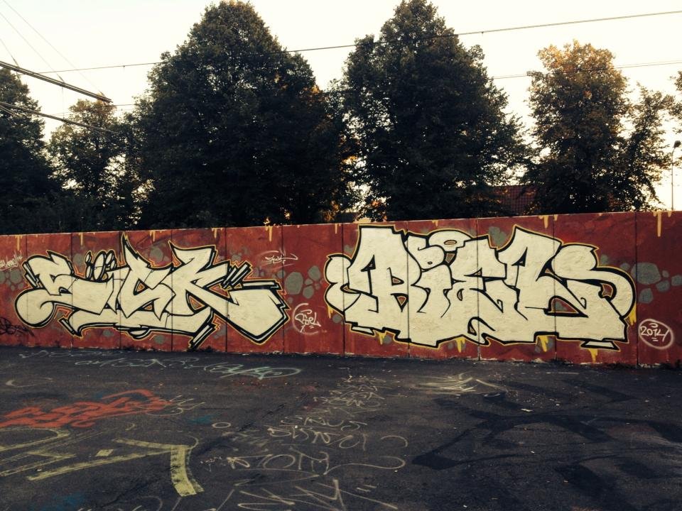 Graffiti Wall - Photo by ATS_KORUScrew - sick, riel, ats (2014)