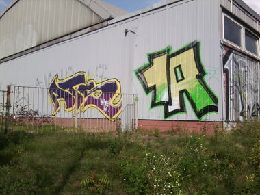 Graffiti Wall in Neubrandenburg - Photo by ATS_KORUScrew - ats, 1a