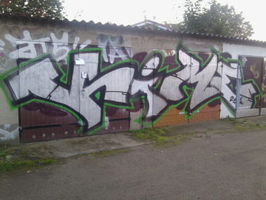 Graffiti Wall in Neubrandenburg - Photo by ATS_KORUScrew - kime (2014)