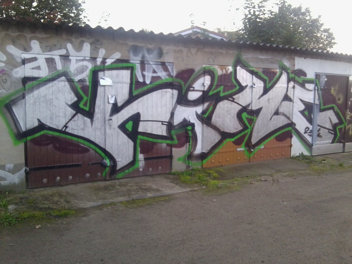 Graffiti Wall in Neubrandenburg - Photo by ATS_KORUScrew - kime (2014)