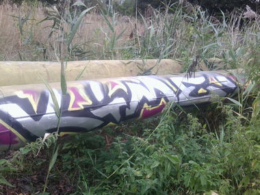 Graffiti Bombing - Photo by ATS_KORUScrew - kime