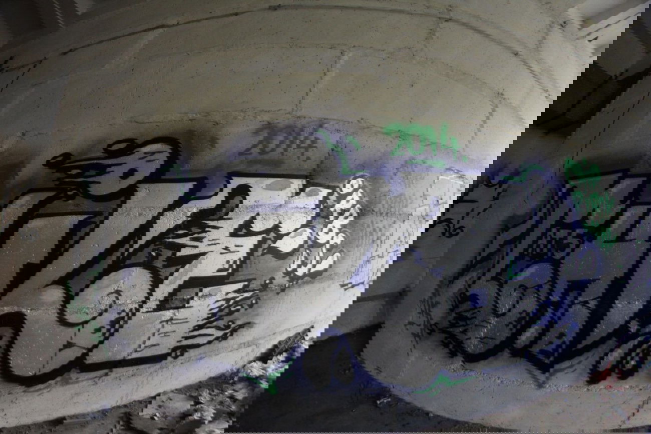 Graffiti Wall in Neubrandenburg - Photo by ATS_KORUScrew - Chile, ats, krs (2014)