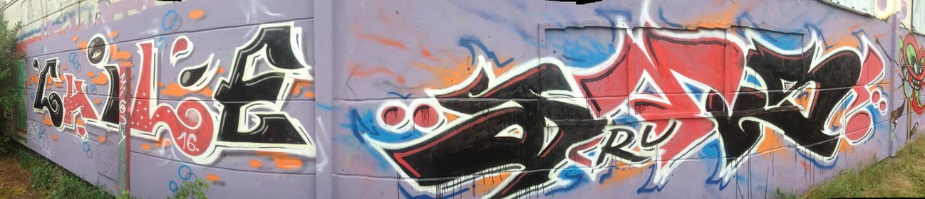 Graffiti Wall - Photo by ATS_KORUScrew - chile, ats