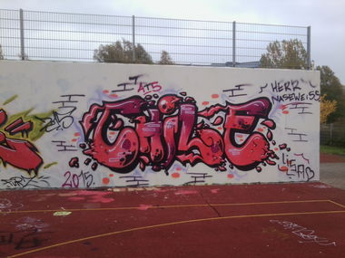 Graffiti Wall in Rostock - Photo by ATS_KORUScrew (2015)