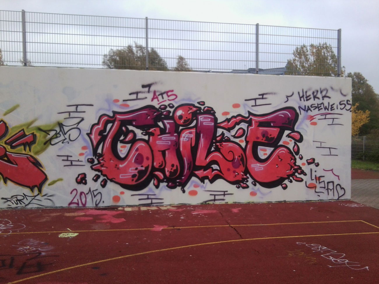 Graffiti Wall in Rostock - Photo by ATS_KORUScrew (2015)