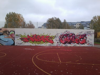 Graffiti Wall in Rostock - Photo by ATS_KORUScrew (2015)