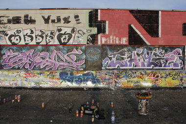 Graffiti Wall - Photo by ATS_KORUScrew - chile, akil, ats (2015)