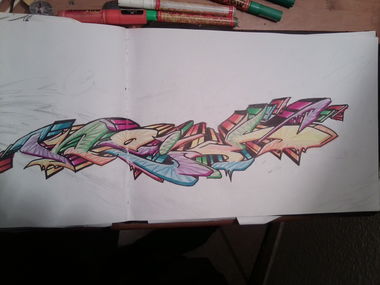 Graffiti Sketch - Photo by ATS_KORUScrew