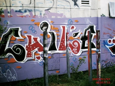 Graffiti Wall - Photo by ATS_KORUScrew - chile, ats