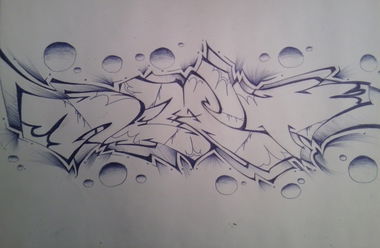 Graffiti Sketch - Photo by ATS_KORUScrew