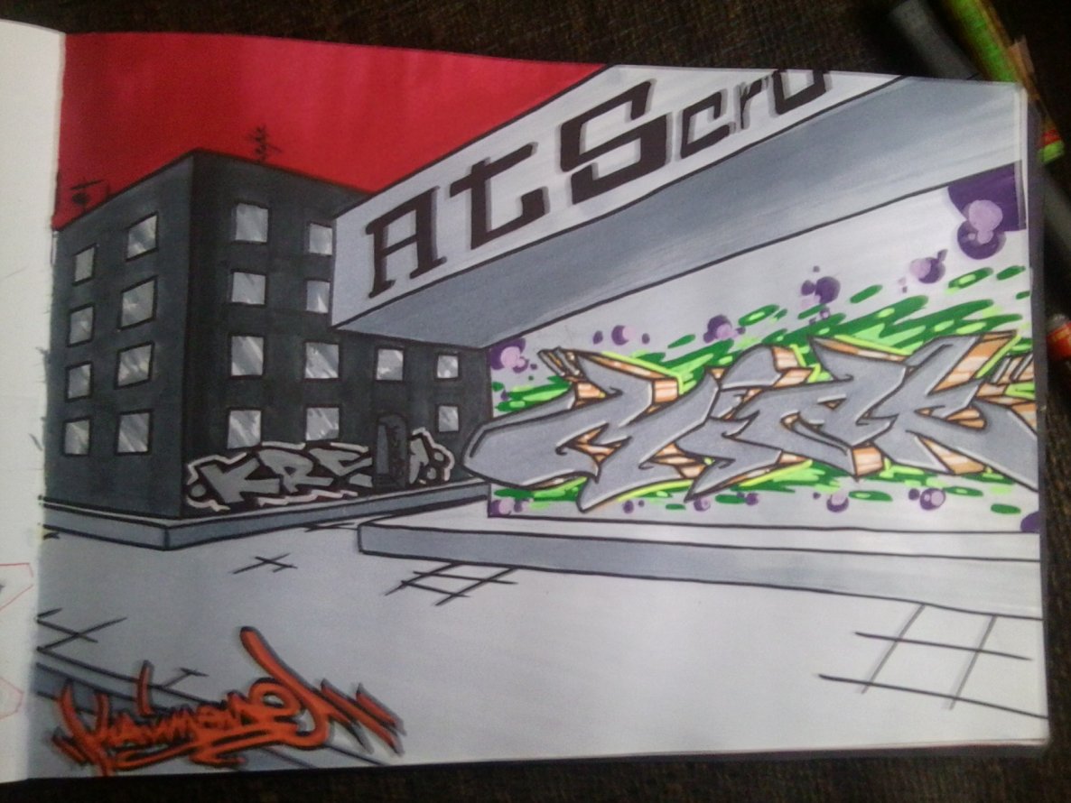 Graffiti Sketch - Photo by ATS_KORUScrew - miak