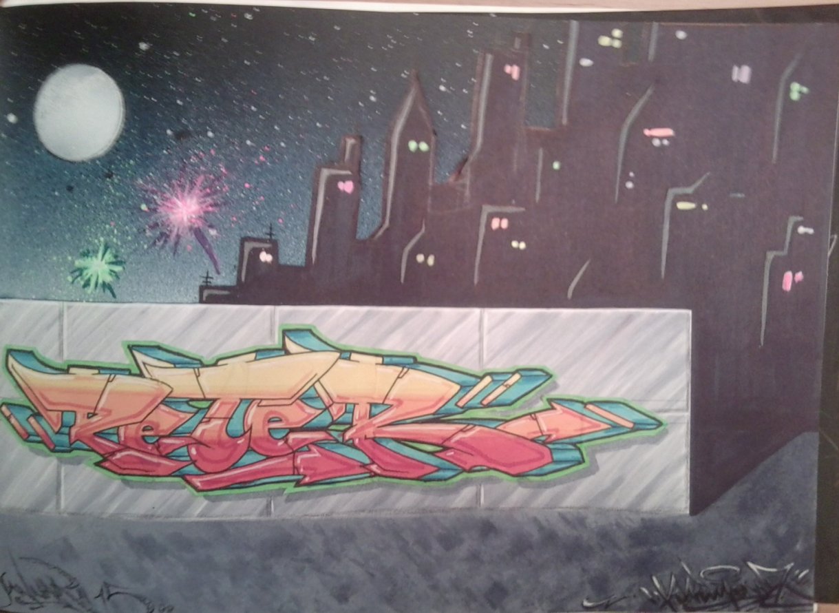 Graffiti Sketch - Photo by ATS_KORUScrew