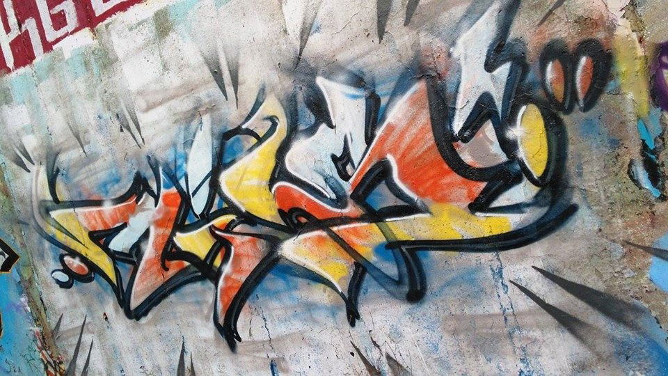 Graffiti Wall in Rostock - Photo by ATS_KORUScrew (2016)