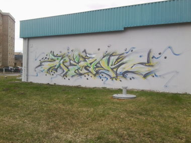 Graffiti Bombing in Landkreis Mecklenburgische Seenplatte - Photo by ATS_KORUScrew - ats, krs, kaim (2015)