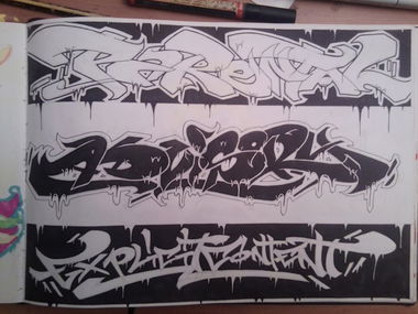 Graffiti Sketch - Photo by ATS_KORUScrew