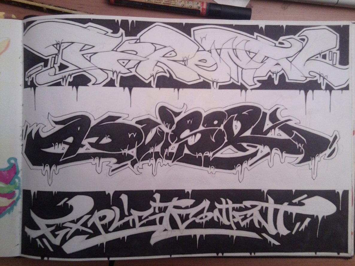 Graffiti Sketch - Photo by ATS_KORUScrew