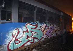 Graffiti Train - Photo by ATS_KORUScrew
